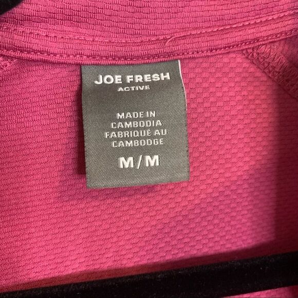 Joe Fresh Active Magenta Lightweight Jacket Size Medium - Picture 6 of 6